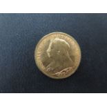 A Victorian gold half sovereign, dated 1894