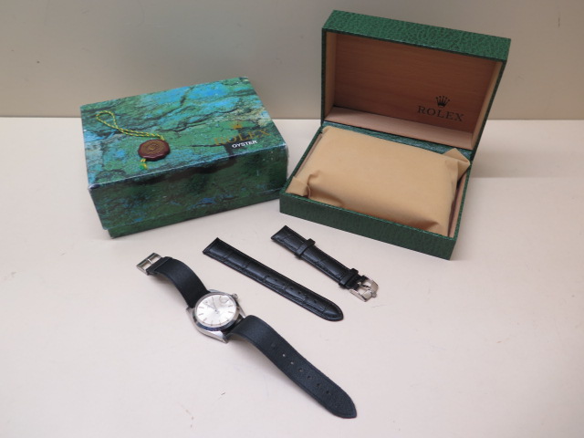 A gents Rolex Oysterdate Precision manual wind stainless steel wristwatch, model 6694 case number - Image 3 of 10