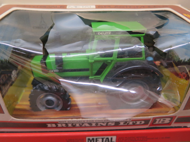 Five boxed Britains Ltd farm implements and tractor, a boxed Corgi Gas Escort van and a Matchbox - Image 2 of 6