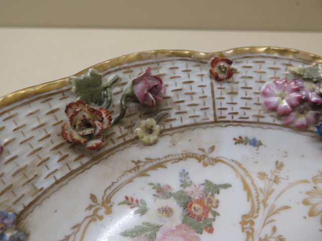 A Continental swan and heron decorated cabinet plate, 24cm diameter, and a Meissen second quality - Image 7 of 7