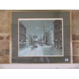 A framed and glazed limited edition print by Arthur Delaney signed in pencil to the margin and