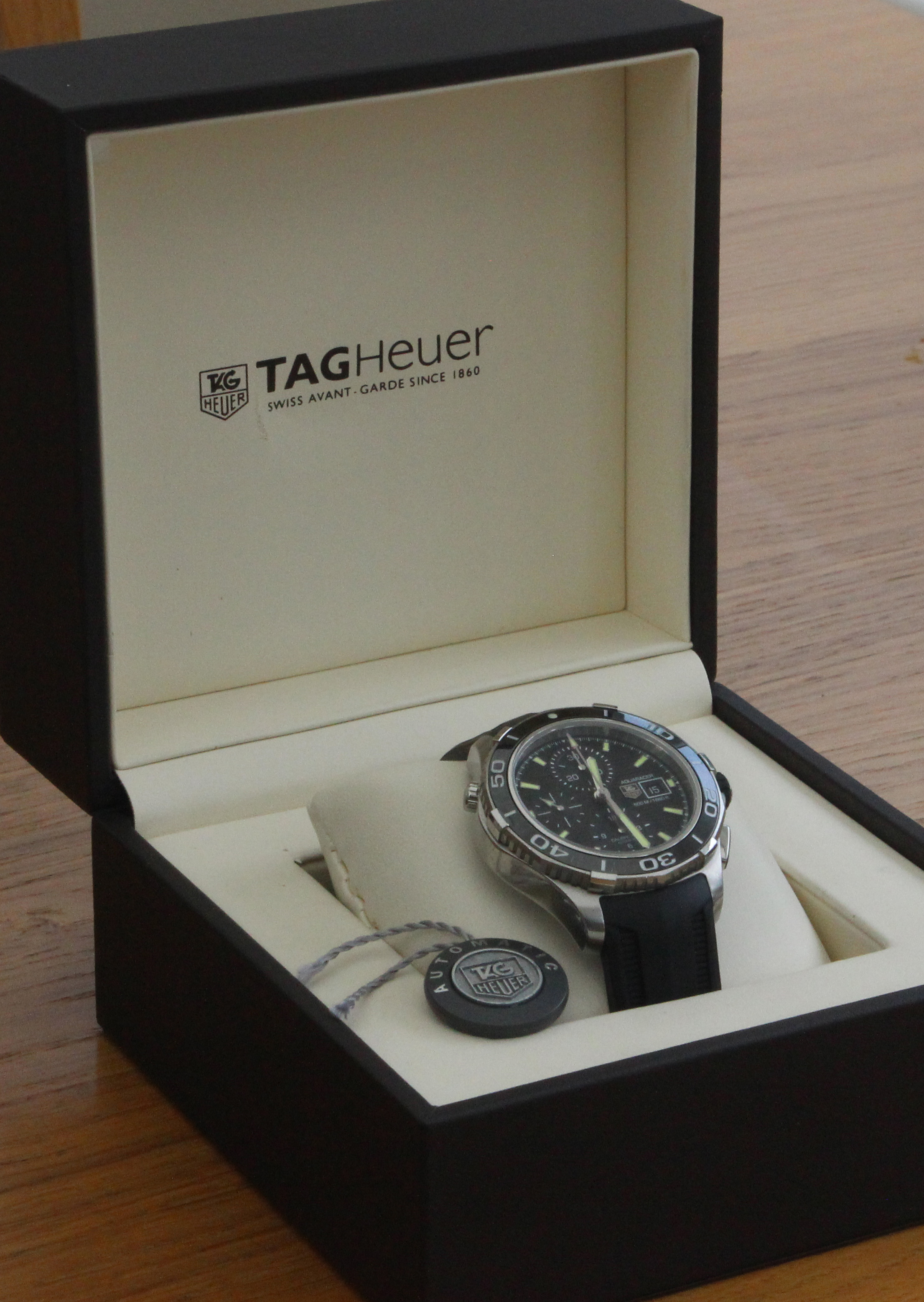A Tag Heuer Aquaracer Calibre 16 automatic chronograph 500m, water resistant to 500m, helium valve - Image 5 of 8
