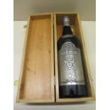 A 75cl bottle of Porto Velho 1942 port in wood case