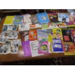 A good collection of assorted theatre stage programmes and some signed star photographs including