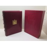 A large leather bound volume The Royal Philatelic Collection Sir John Wilson Bart published by