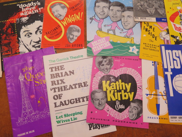 A good collection of assorted theatre stage programmes and some signed star photographs including - Image 3 of 8
