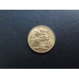 A George V gold full sovereign, dated 1915