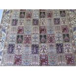 A hand knotted woollen Shiraz rug, 2.00m x 1.45m