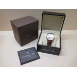 An Earnshaw automatic wristwatch in unworn working condition, boxed, 38mm case