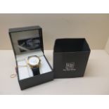 A Swan and Edgar automatic day date month wristwatch , unworn condition, boxed, 45mm case