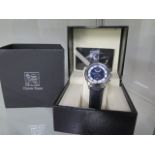 A Swan and Edgar classic timer automatic watch boxed with card in unworn working order, 42mm case