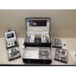 A good collection of assorted silver and white metal jewellery in a fitted jewellery case