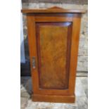 A late Victorian / Edwardian walnut bedside cupboard, 83cm tall x 42cm x 34cm