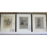 Charles Johnson Payne (1884-1967) Three Snaffles WWI prints entitled A Heilan lad, Jock (K.I) and