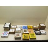 A good collection of 20 sets of lantern slides, some in original boxes