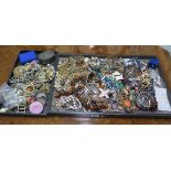 A collection of vintage and later costume jewellery