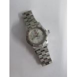 A ladies Tag Heuer quartz bracelet wristwatch professional 200 meters WK1312-0, no box or papers,