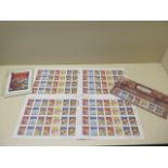 Harry Potter four pages of 1st class stamps 112 dated 17 July 2007, 18 postcards and a Royal Mail