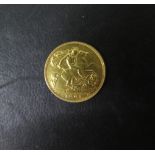 An Edward VII gold half sovereign, dated 1909