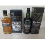 A 70cl bottle of Highland Park 12 year old Viking Honour single malt Scotch whisky and a 70cl bottle