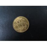 A George V gold full sovereign, dated 1912