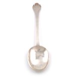 A Charles II West Country silver Trefid spoon, by John Peard I, Barnstaple, circa 1670, oval bowl,