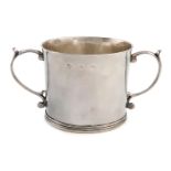 A rare Charles II West Country two-handled porringer, by John Peard, Barnstable, circa 1674,