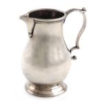 A George III provincial silver 'sparrow-beak' cream jug, by Joseph Walley of Liverpool, Chester