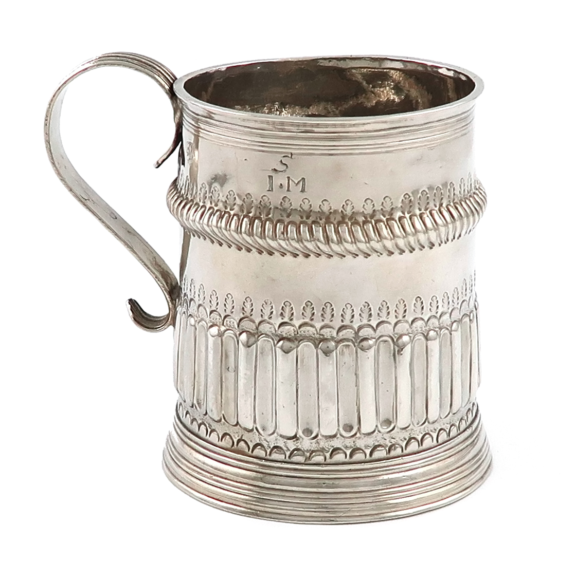 A William III West Country silver mug, by John Murch, Plymouth circa 1695, tapering circular form,