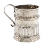 A William III West Country silver mug, by John Murch, Plymouth circa 1695, tapering circular form,