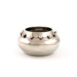 By William Hutton and Sons, an Edwardian silver bowl, London 1903, circular bellied form, spot-