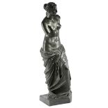 AFTER THE ANTIQUE. A FRENCH BRONZE GRAND TOUR FIGURE OF VENUS DE MILO CAST BY BARBEDIENNE, LATE 19TH