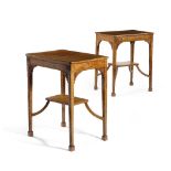 A PAIR OF REGENCY BURR ELM OCCASIONAL TABLES IN THE MANNER OF GEORGE BULLOCK, C.1815-20 each with