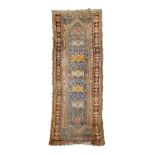 A NORTH WEST PERSIAN RUNNER SECOND QUARTER 20TH CENTURY with a handwritten label stating that King