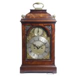 A GEORGE III MAHOGANY BRACKET CLOCK BY SAMUEL HONYCHURCH, LONDON, C.1770