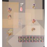 A collection of approximately 280 gouache drawings of jewellery and wristwatches, some stamped 'Made