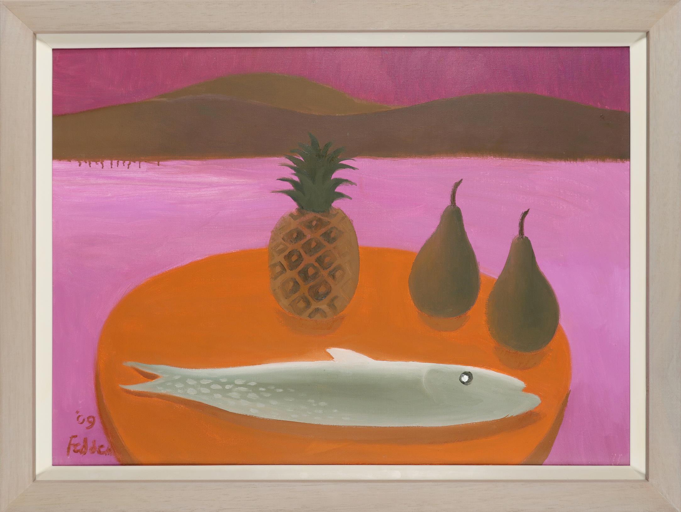 ‡Mary Fedden OBE, RA, RWA (1915-2012) The Fish Signed and dated '09/Fedden (lower left) Oil on - Image 2 of 3