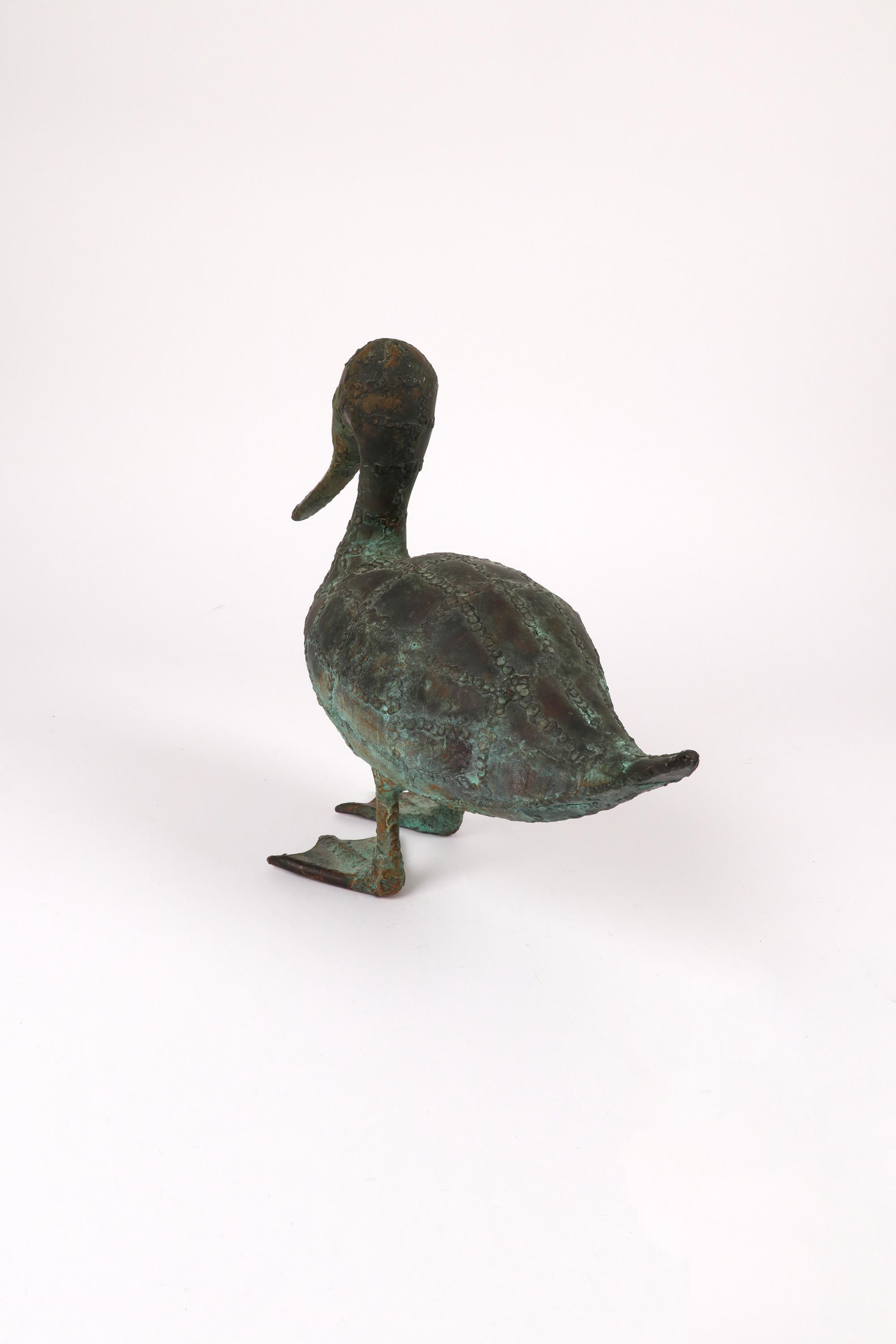 Robert Brotherton (American 1920-2000) Mallard Signed with initial R (to base) Welded copper 29.5 - Image 4 of 4