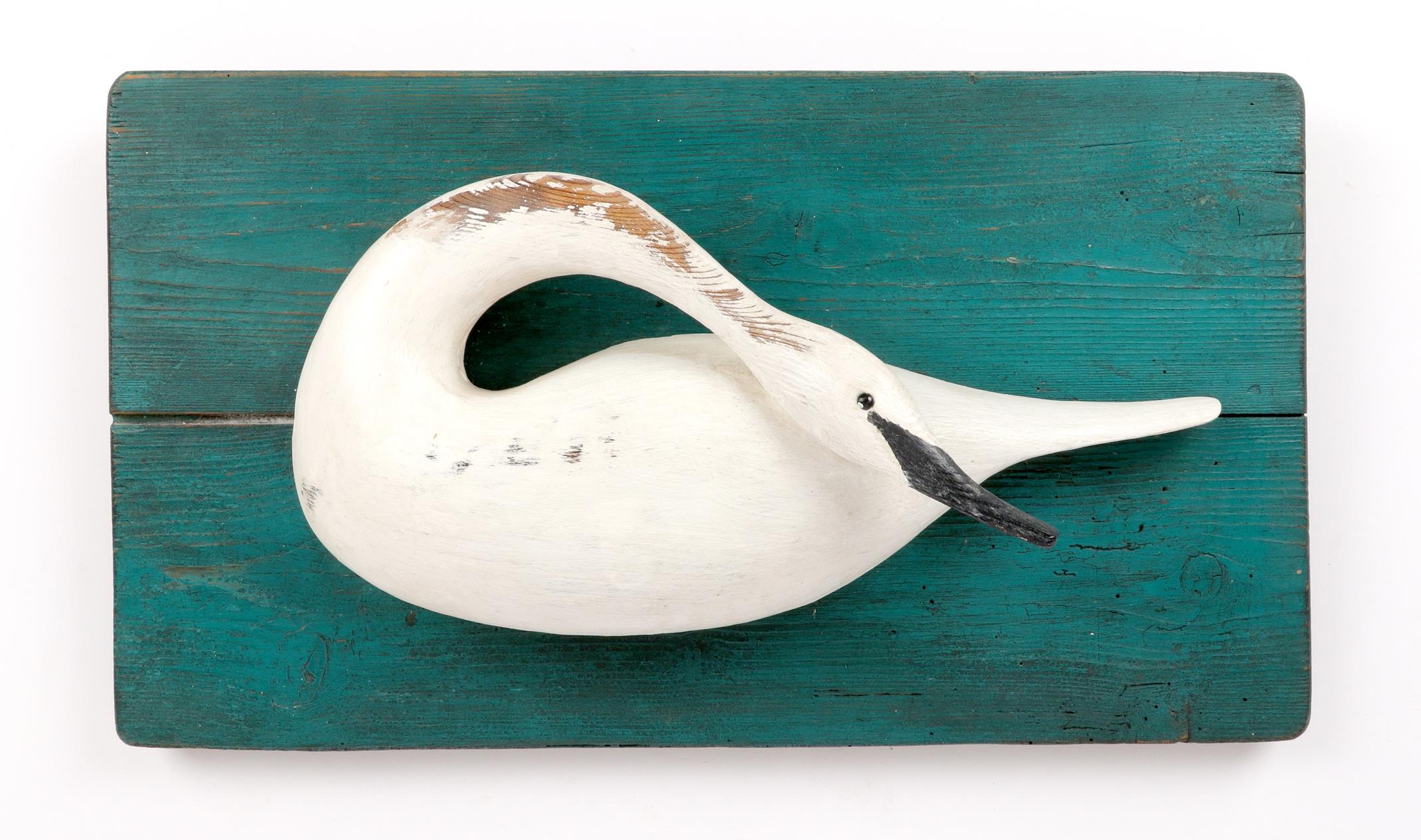 ‡Guy Taplin (b.1939) Swan Signed and inscribed SWAN/GUY TAPLIN (twice to the reverse, incised and in