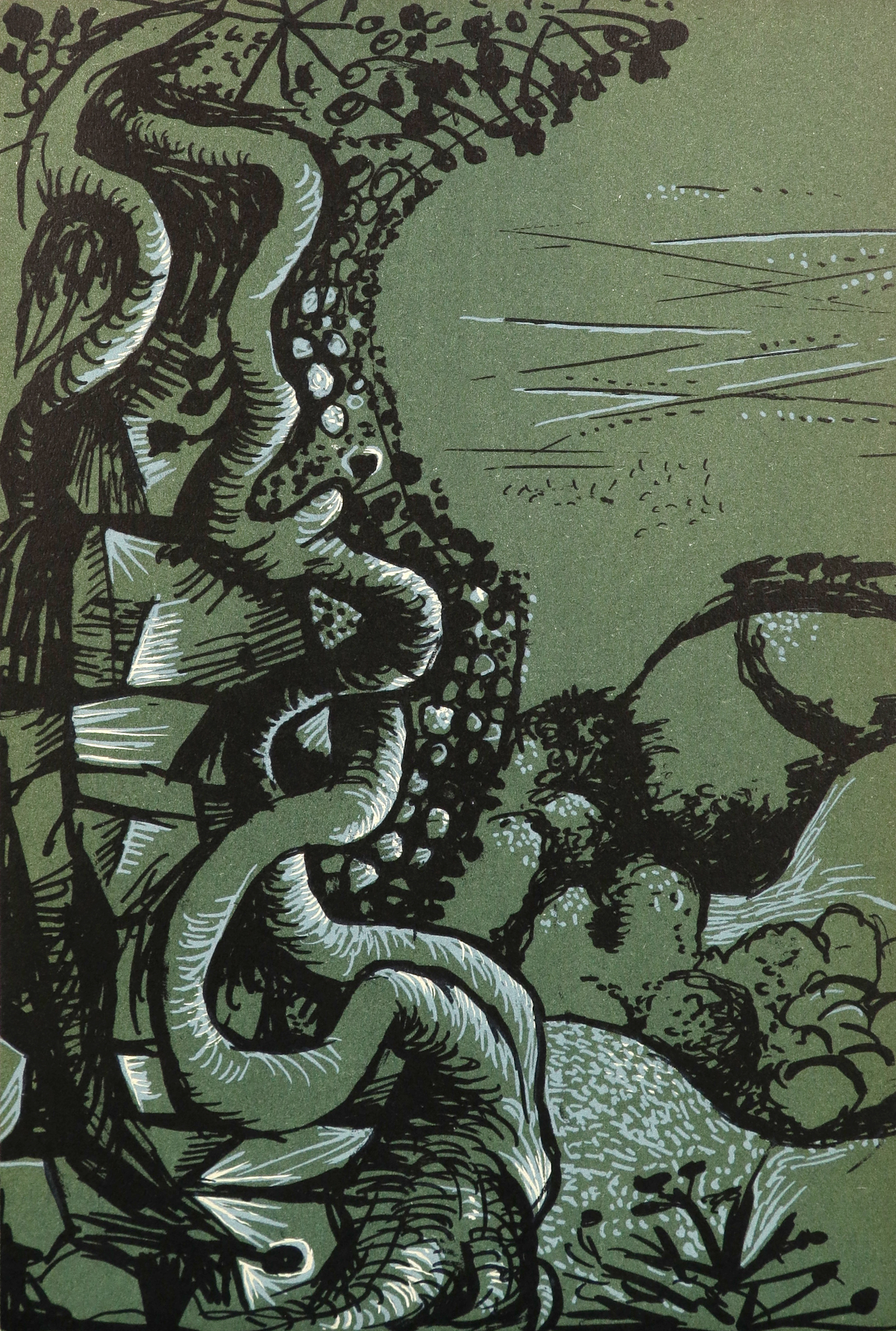 ‡John Craxton RA (1922-2009) Illustrations from The Poet's Eye Thirteen, each lithograph Largest