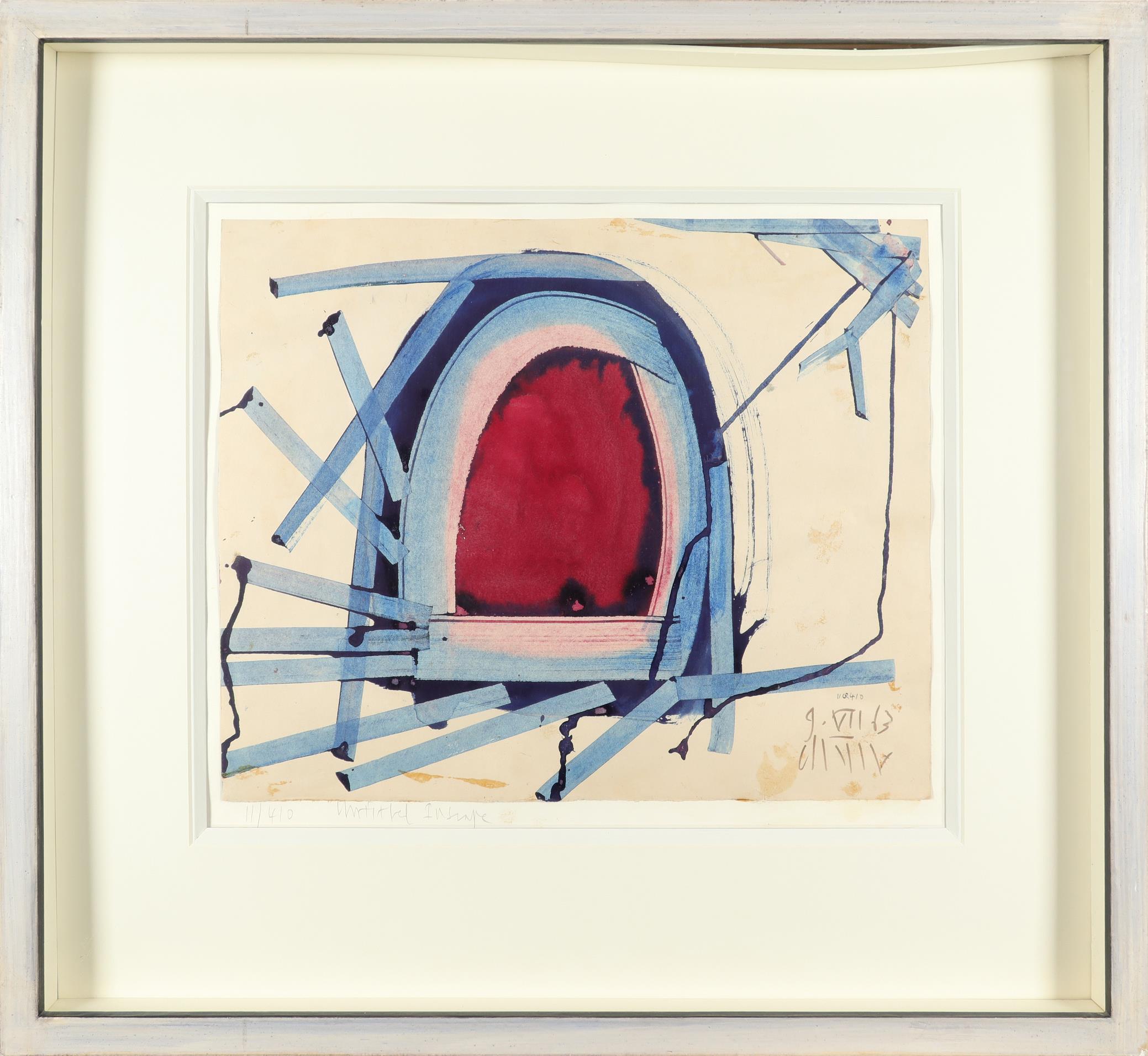 ‡Roy Turner Durrant (1925-1998) Untitled Inscape Signed, dated and inscribed with reference number - Image 2 of 3