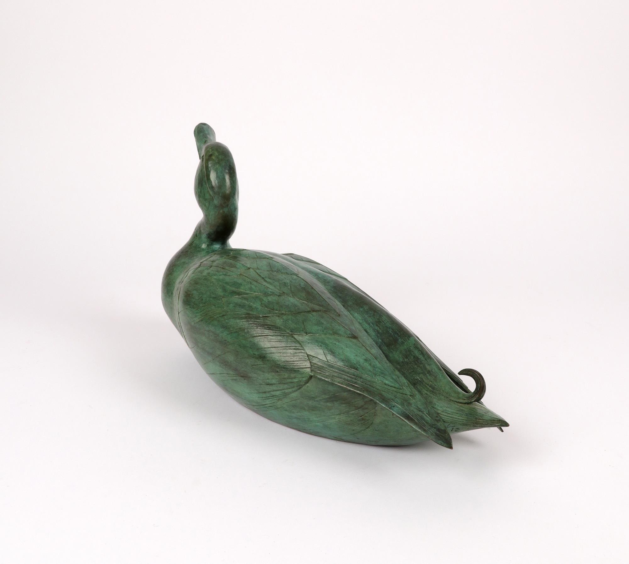 ‡Geoffrey Dashwood (b.1947) Mallard Drake I Signed and numbered Dashwood 7/12 Bronze with green - Image 3 of 4