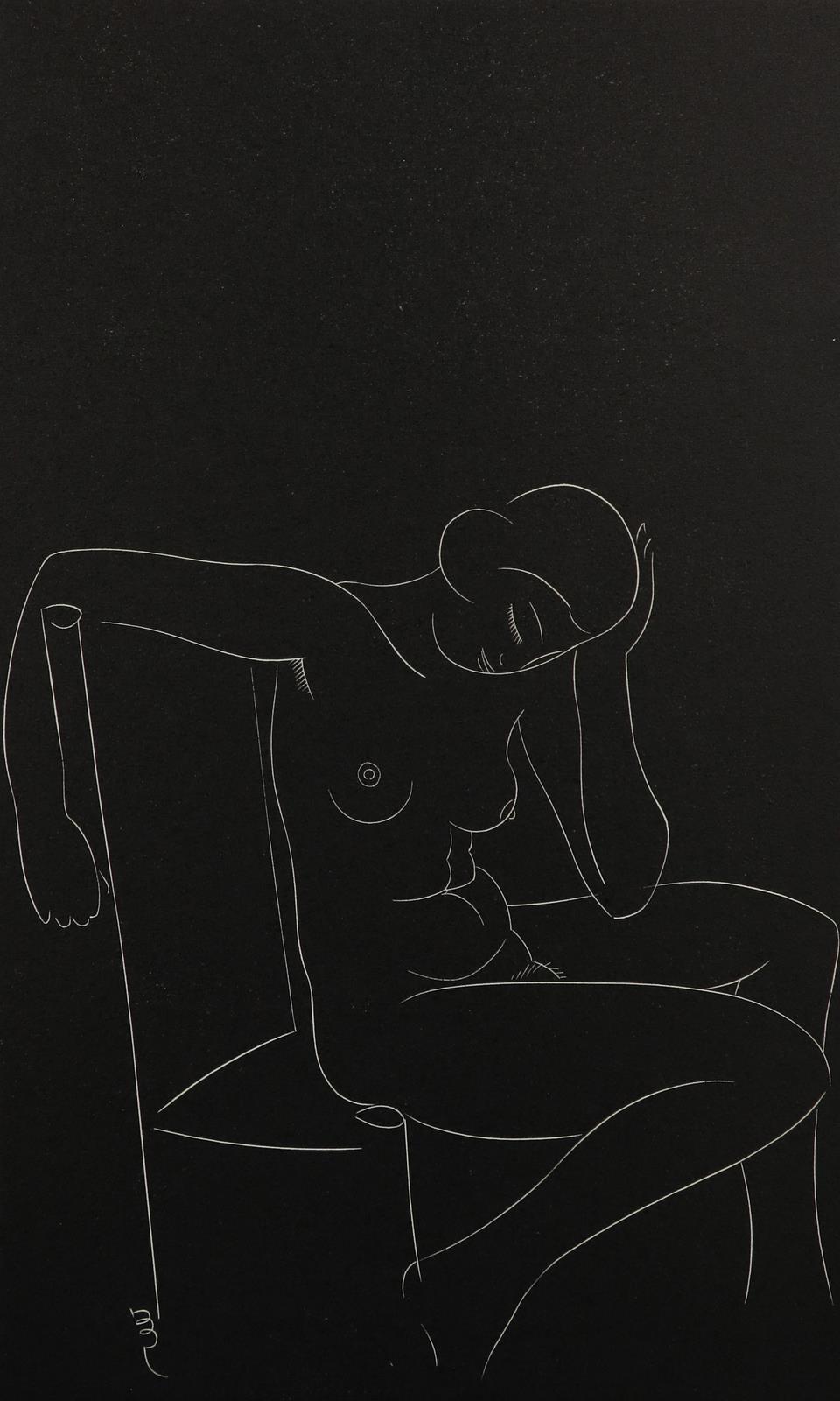 Eric Gill ARA (1882-1940) Twenty-Five Nudes The complete set of wood engravings plus title, and ' - Image 3 of 8