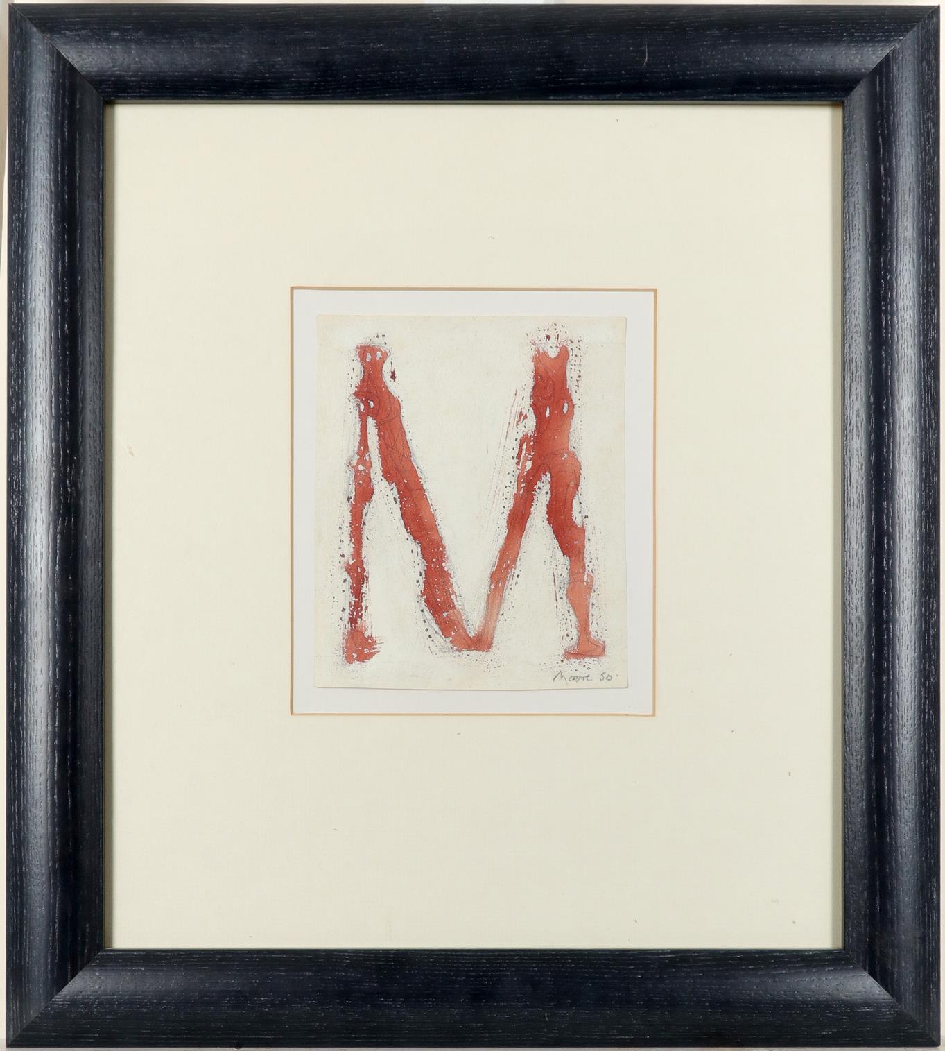 ‡Henry Moore OM, CH (1898-1986) M Signed and dated Moore 50 (lower right) Watercolour and pencil - Image 2 of 3