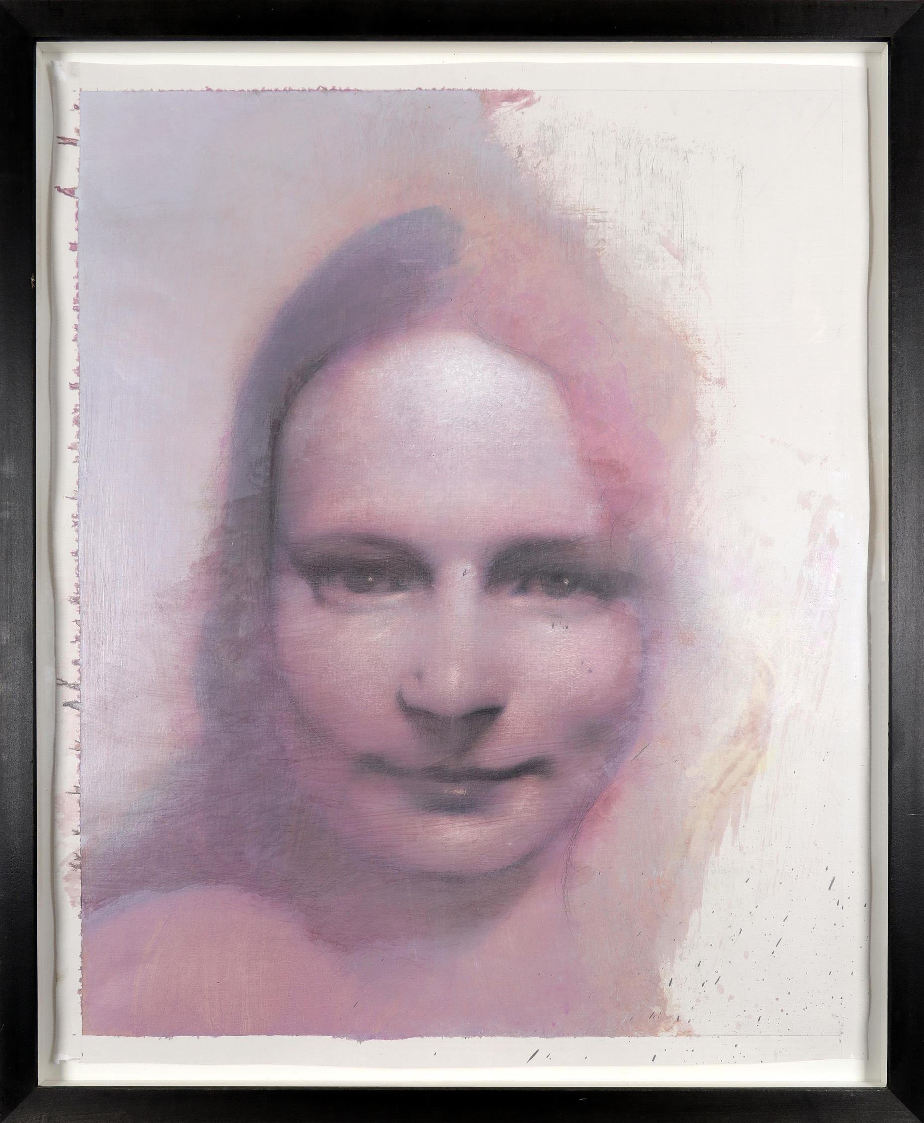 ‡Gavin Tremlett (b.1977) Head of a girl Gouache and pencil 51.5 x 42.5cm Provenance: Charlie Smith - Image 2 of 3