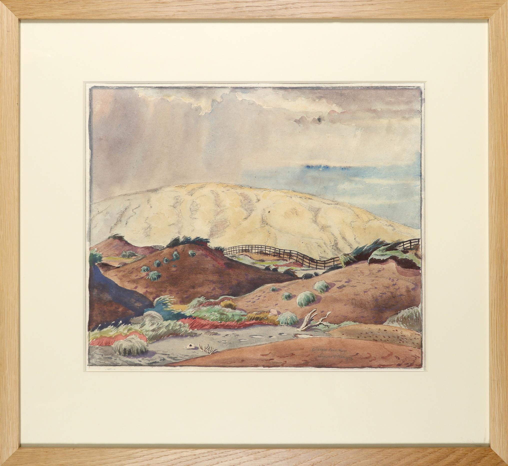 ‡William Lyons-Wilson (1892-1981) Grisdale Peat Hag Signed, dated and inscribed Grisdale Peat Hags/ - Image 2 of 3