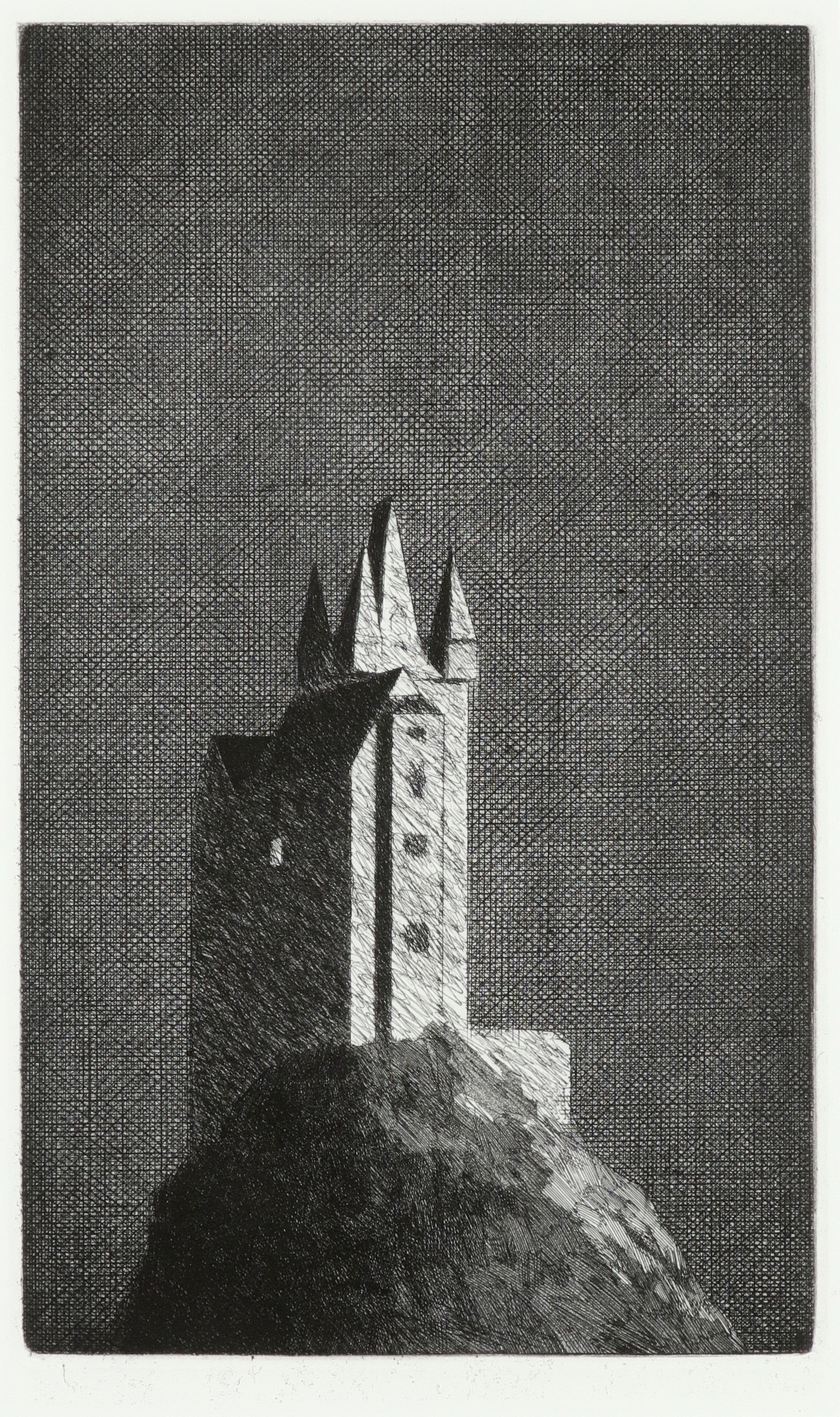 ‡David Hockney RA (b.1937) The Haunted Castle (S.A.C 92; M.C.A.T 89) Etching and aquatint, 1969,