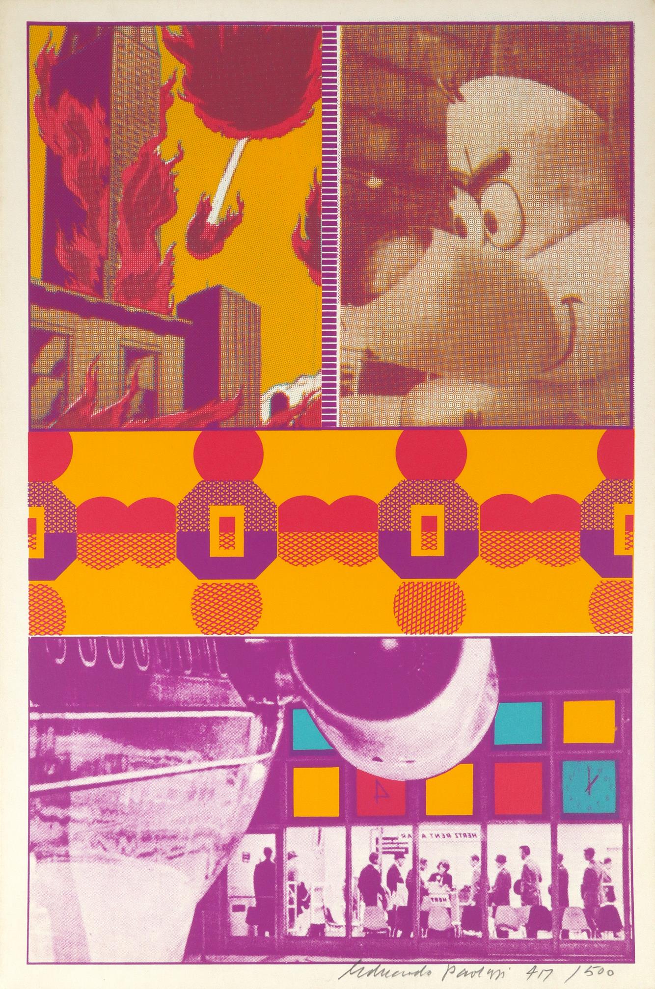 ‡Sir Eduardo Paolozzi CBE, RA (Scottish 1924-2005) Moonstrips Empire News: Memory Core Units; - Image 3 of 8