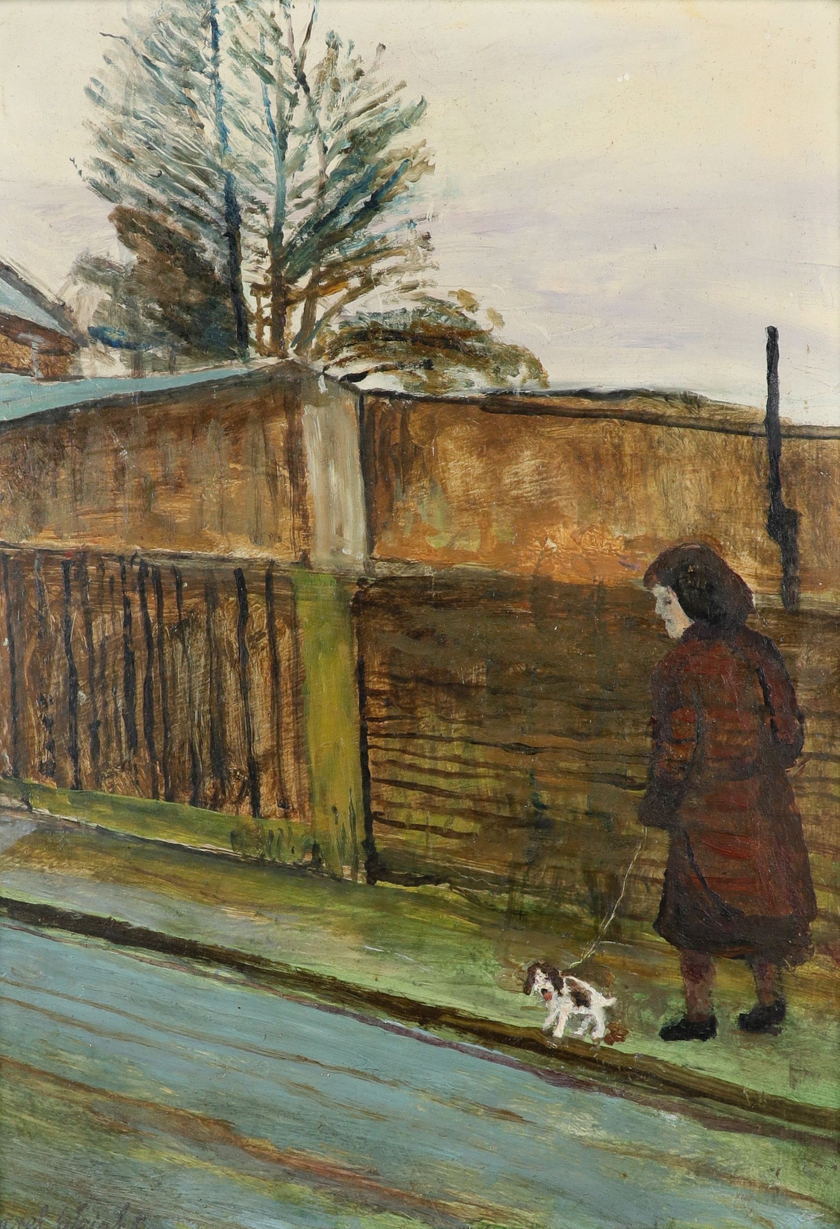 ‡Carel Weight CH, CBE, RA (1908-1997) Warm & Dry Signed Carel Weight (lower left) Oil on board 30.