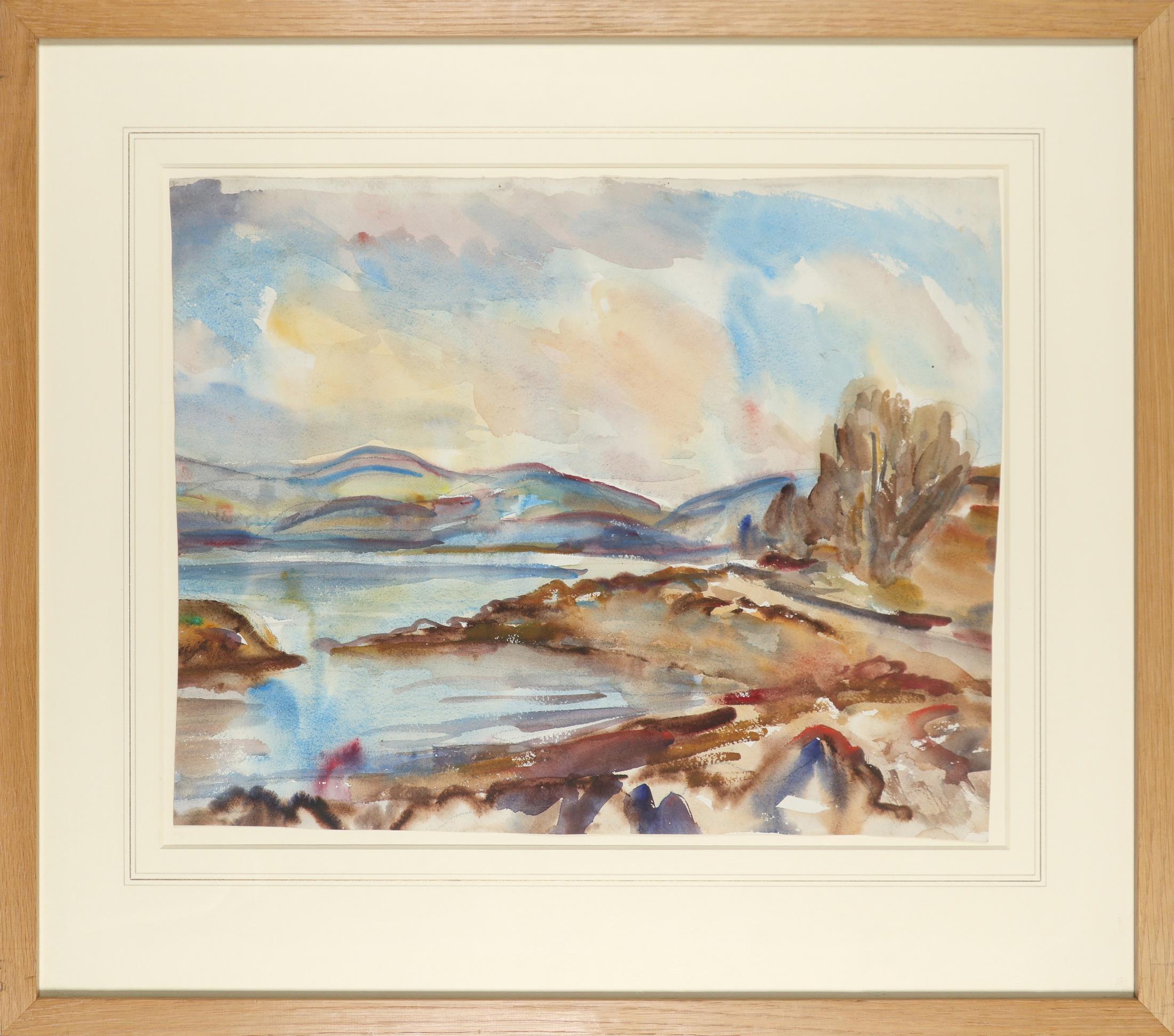 ‡Sir William MacTaggart FRSE, RA, PPRSA (Scottish 1903-1981) Coastal landscape Studio stamp W. - Image 2 of 3